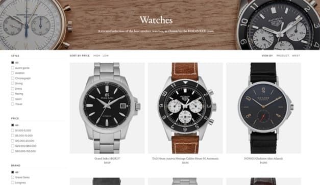 boutique de montres en ligne 