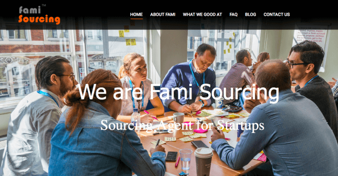 Fami Sourcing accueil