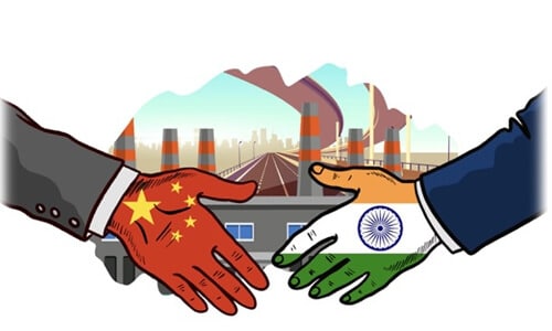 Inde vs Chine commerce